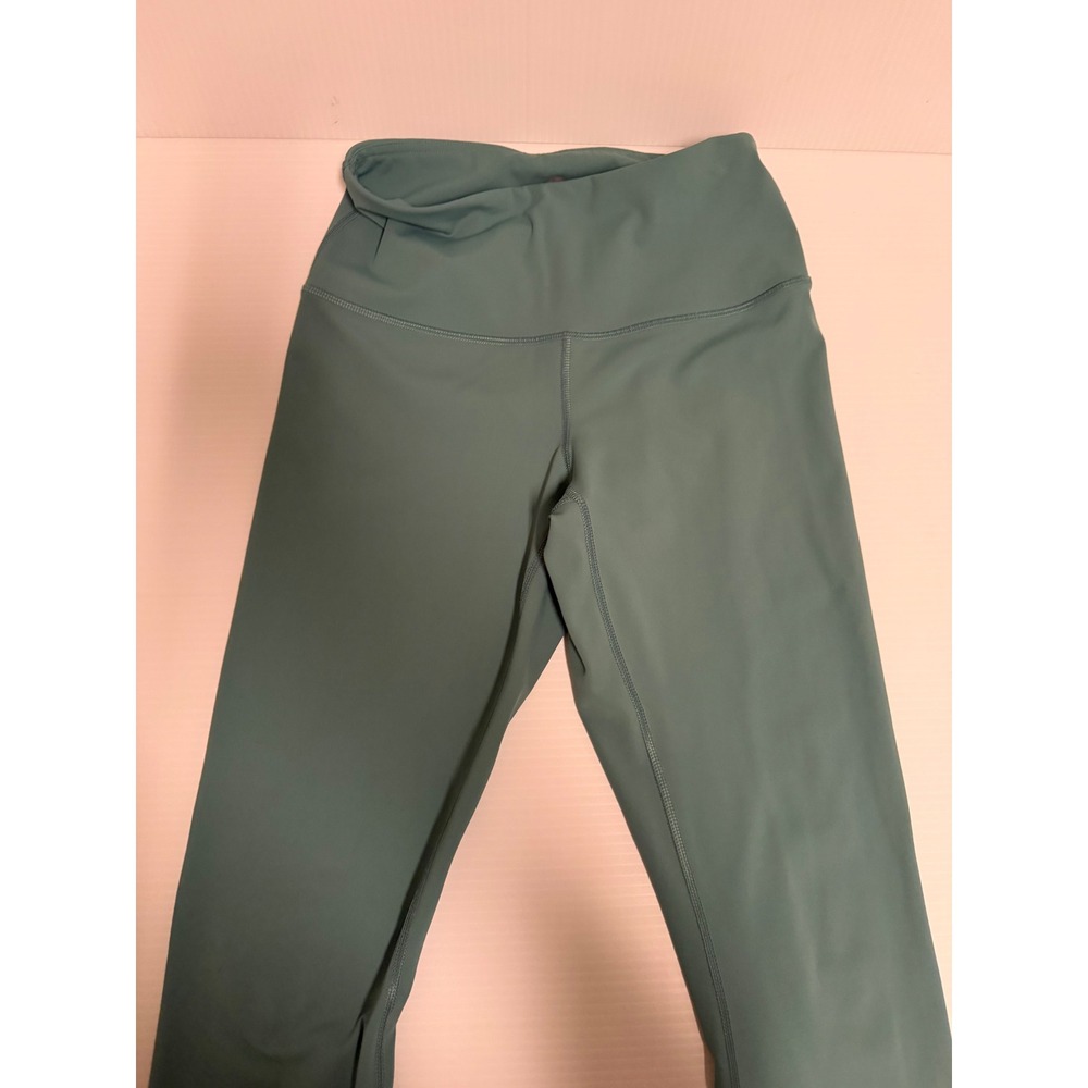 90 Degree by Reflex High Waisted Leggings Teal Green Size Small Yoga Gym Pants